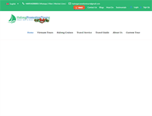Tablet Screenshot of halongpromotiontours.com